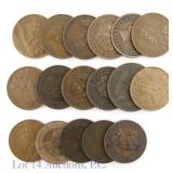1844 - 1920 Canada Copper Tokens & Cents (17)