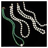 Pearl Jewelry With 14k Y Gold Clasps