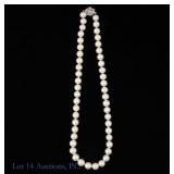 String of Pearls with 14k Clasp