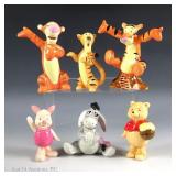 Vintage Winnie The Pooh Porcelain Figures