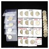 USA 90%-Silver & Clad Washington 25c (31)