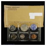 1957 (P) USA 5-Coin Silver Proof Set in OGP