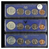 1967 (S) USA 40%-Silver Special Mint Sets (3)