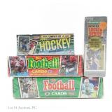 Sealed Football, Hockey & Basketball Sets
