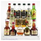 15 Minis - Whiskey, Liqueur, Vermouth, Cognac