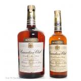 Canadian Club 1956 4/5Qt & 1974 1.75L Jug