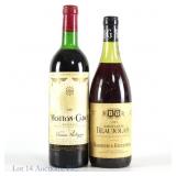 1983 Mouton Cadet Bordeaux & Sait-Louis Beaujolais