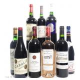 French Red Wines Variety Lot (9)