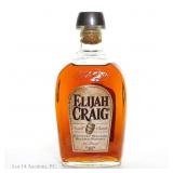 Elijah Craig 12 Yr Rear Label Small Batch Bourbon