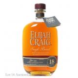 Elijah Craig 18 Year Single Barrel Bourbon, 2023