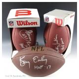 Easley, Jackson, Williams HOF Sgnd Footballs COA