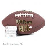 Andre Rison Signed Football Schwartz COA