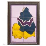 Rare RC Gorman Ceramic Tile Art Signed & Numbered