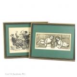 Sgd Midcentury Art Prints - Schreiber, Kleinholz