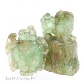 Antique Chinese Hardstone Urn + Extra Lid