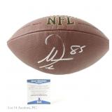 Antonio Gates Signed NFL Football, Beckett