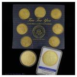 Various USA Exonumia Items (9)