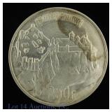1963 Luxembourg 83% Silver 250 Francs