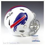 Andre Reed Signed Replica Helmet (Beckett)
