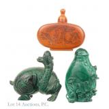 Antique Chinese Snuff Bottles & Figurine