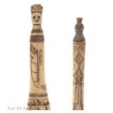 Two Indonesian Lime Containers