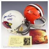 Dante Lavelli & Jackie Smith Signed Mini Helmets 2