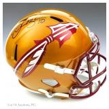 Derrick Brooks Signed FSU FS Helmet, Beckett