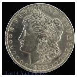 1885-O USA 90%-Silver Morgan Dollar (Luster)