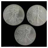 2001 (W) American Silver Eagle $1 Bullion (BU), 3