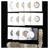 Various USA Silver & Clad Coins (31)