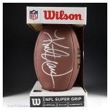 Kurt Warner Signed Wilson NFL Football Beckett