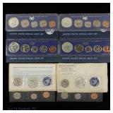 1965-1967 (S) USA 40%-Silver Special Mint Sets, 6