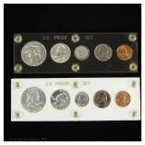 1956 & 1959 USA 90%-Silver Proof Sets, 2