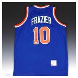 Walt Frazier Signed New York Style Jersey (PSA)