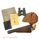 WWI Artifacts (Pilot Cap, Binoculars, More)