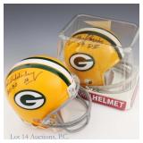 Herb Adderley & Willie Davis Signed Mini Helmets