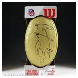 Cris Carter Sgd Ltd Ed. Gold NFL Football Schwartz