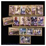 17 Signed Enor Pro Football Hall Of Fame Cards