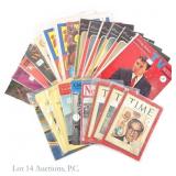 Vintage Magazines (Nature, Circus, TV Week, Time)