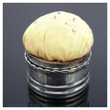 Cartier Jewelers Sterling Silver Pincushion