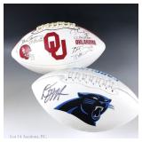 D.J. Moore & OU Heisman Winners Signed Footballs