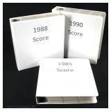 1988 To 1990 Score Baseball Sets