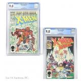 X-Men Annuals #8 & 11, CGC 9.0, MARVEL (2)