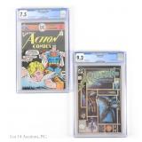Action Comics & Aquaman, CGC Graded, DC (2)