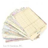 Group of 50 WWII Pilot Maps European Theater