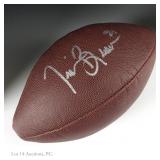 Tim Brown Signed Wilson NFL Football JSA