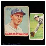 T206 Conroy & 1933 Goudey Carroll Baseball Cards