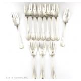 Reed & Barton Sterling Hepplewhite Forks (12 pcs)