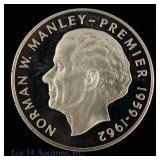 1973 Jamaica 92.5%-Silver $5 Coin