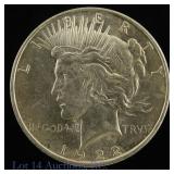 1922 (P) USA 90%-Silver Peace Dollar